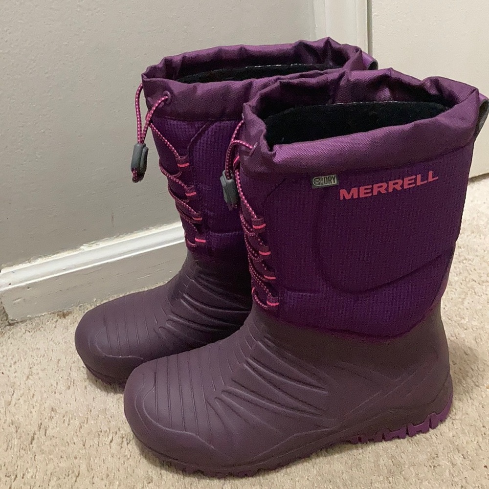EUC Merrell ThermoLite Snow Quest Waterproof Boots